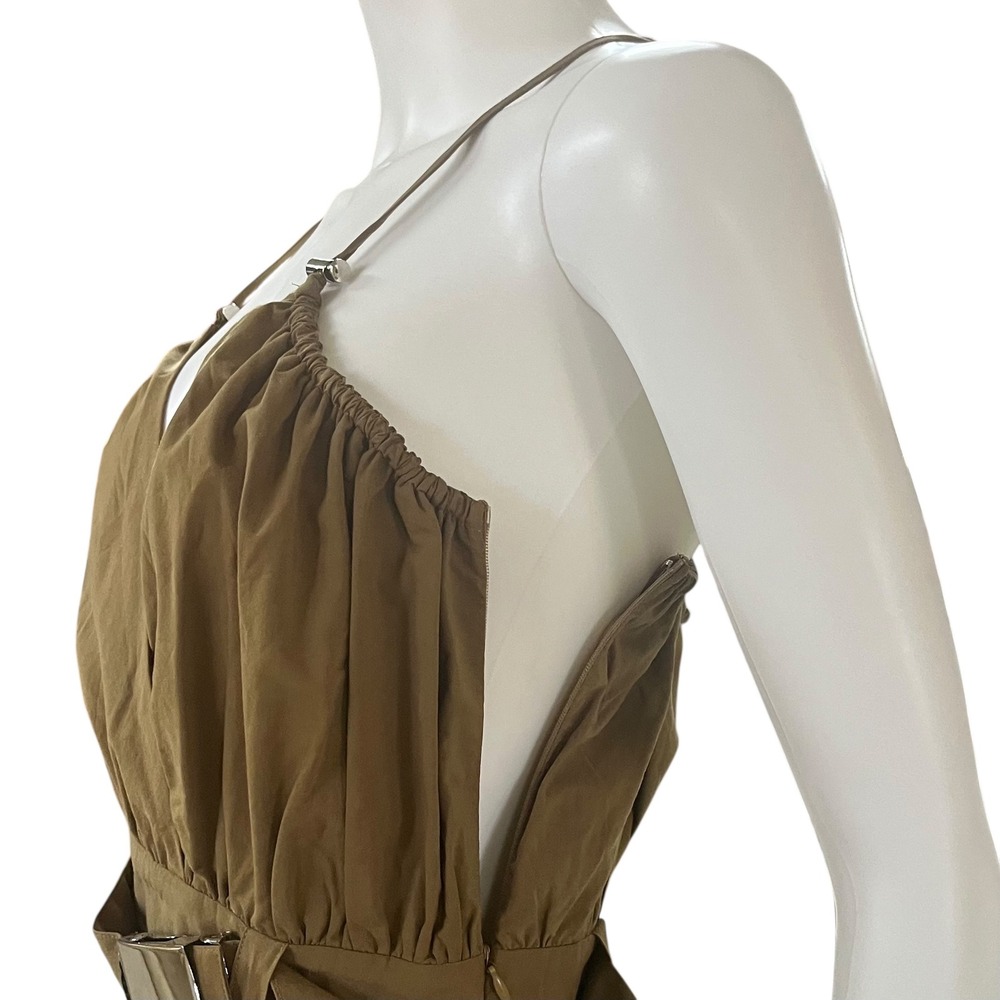 Fashion Nova Maxi Dress Womens‎ M Brown Strappy Belted Sleeveless NWT - Picture 8 of 12